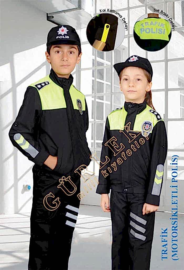 Trafik Polisi Çocuk Kostümü